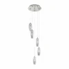 Suspension Eglo FARSALA LED Nickel mat, 5 lumières
