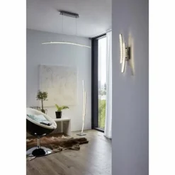 Suspension Eglo PERTINI LED Chrome, 2 lumières