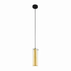 Suspension Eglo PINTO GOLD Noir, 1 lumière