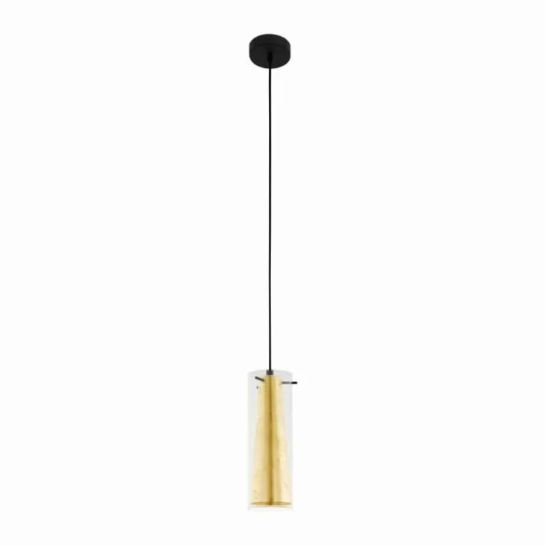 Suspension Eglo PINTO GOLD Noir, 1 lumière