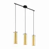 Suspension Eglo PINTO GOLD Noir, 3 lumières