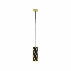 Suspension Eglo PINTO NERO Or, 1 lumière