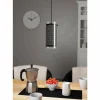 Suspension Eglo PINTO TEXTIL Noir, 1 lumière