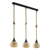 Suspension EGLO RAMPSIDE Brun, Noir, 3 lumières