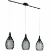 Suspension Eglo RAZONI Noir, 3 lumières
