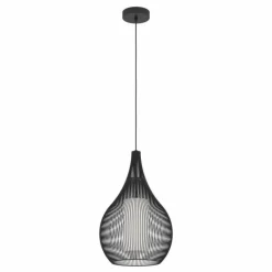 Suspension Eglo RAZONI Noir, 1 lumière