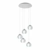 Suspension EGLO ROCAMAR Chrome, 5 lumières