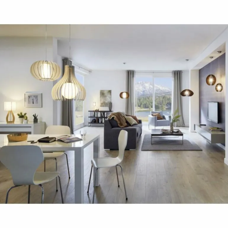 Suspension Eglo TINDORI Nickel mat, 1 lumière