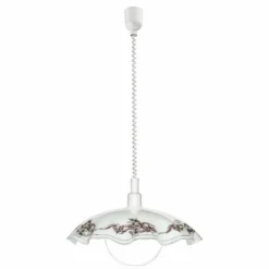 Suspension Eglo VETRO Blanc, 6 lumières