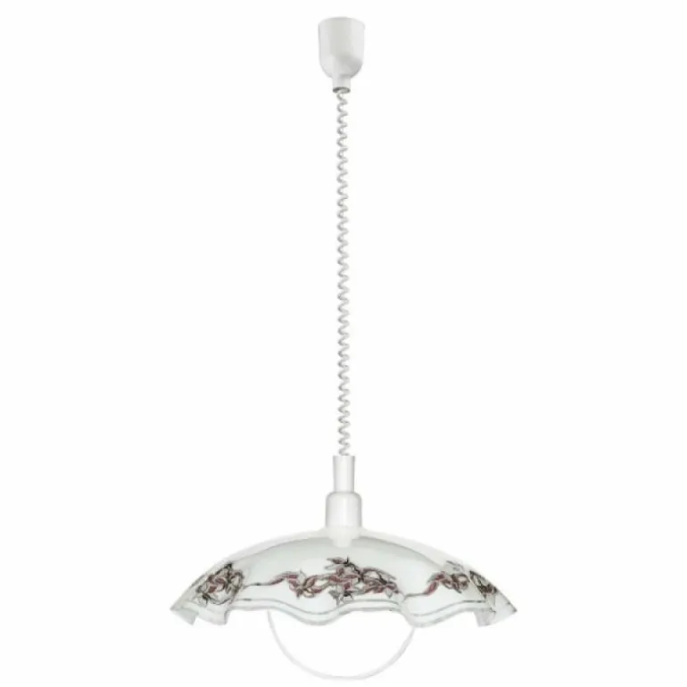 Suspension Eglo VETRO Blanc, 6 lumières