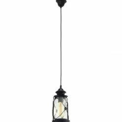 Suspension Eglo VINTAGE Noir, 1 lumière
