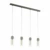 Suspension Eglo ZACHARO LED Nickel mat, 4 lumières