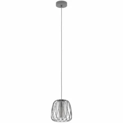 Suspension Eglo-Leuchten FLORESTA Noir, 1 lumière