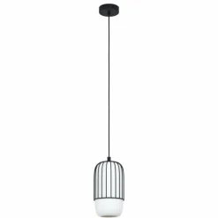 Suspension Eglo-Leuchten MULEGES Noir, 1 lumière