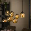 Suspension Espriella Argent Oxydé, 7 lumières