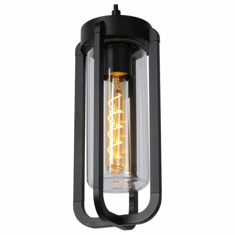 Suspension extérieure Lucide GARLAND Noir, 1 lumière