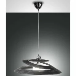 Suspension Fabas Luce Aragon Noir, 1 lumière