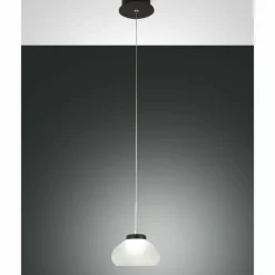 Suspension Fabas Luce Arabella LED Noir, 1 lumière