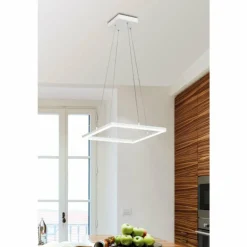 Suspension Fabas Luce Bard LED Blanc, 1 lumière