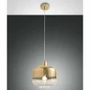 Suspension Fabas Luce Cathy Chrome, 1 lumière