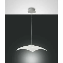 Suspension Fabas Luce Desus LED Nickel mat, 1 lumière