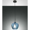 Suspension Fabas Luce Gallura Noir, 1 lumière