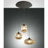 Suspension Fabas Luce Nordal Noir, 3 lumières