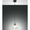 Suspension Fabas Luce Olos Noir, 1 lumière