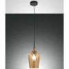 Suspension Fabas Luce Stintino Noir, 1 lumière