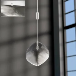 Suspension Fischer & Honsel COLMAR LED Nickel mat, 1 lumière