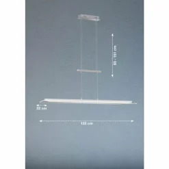 Suspension Fischer & Honsel Nana LED Nickel mat, 1 lumière