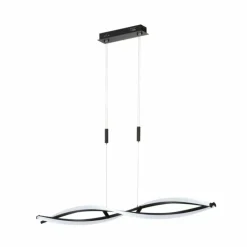 Suspension Fischer & Honsel Torcido LED Noir, 1 lumière, Télécommandes