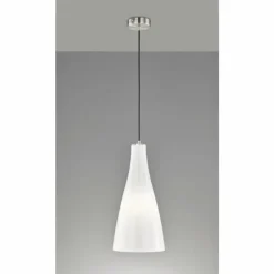 Suspension Fischer-Honsel Zeal Nickel mat, 1 lumière
