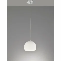 Suspension Fischer-Honsel Bow Nickel mat, 1 lumière