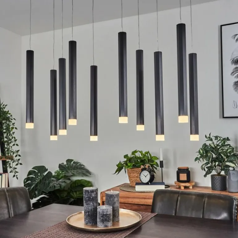 Suspension Freshwater LED Noir, 10 lumières