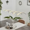 Suspension Galette LED Nickel mat, 1 lumière