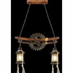 Suspension Globo ABELLA Ancien, 2 lumières