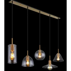 Suspension Globo ADARA Laiton, 5 lumières