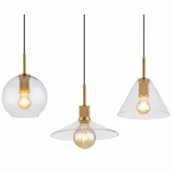 Suspension Globo ADARA Laiton, 5 lumières