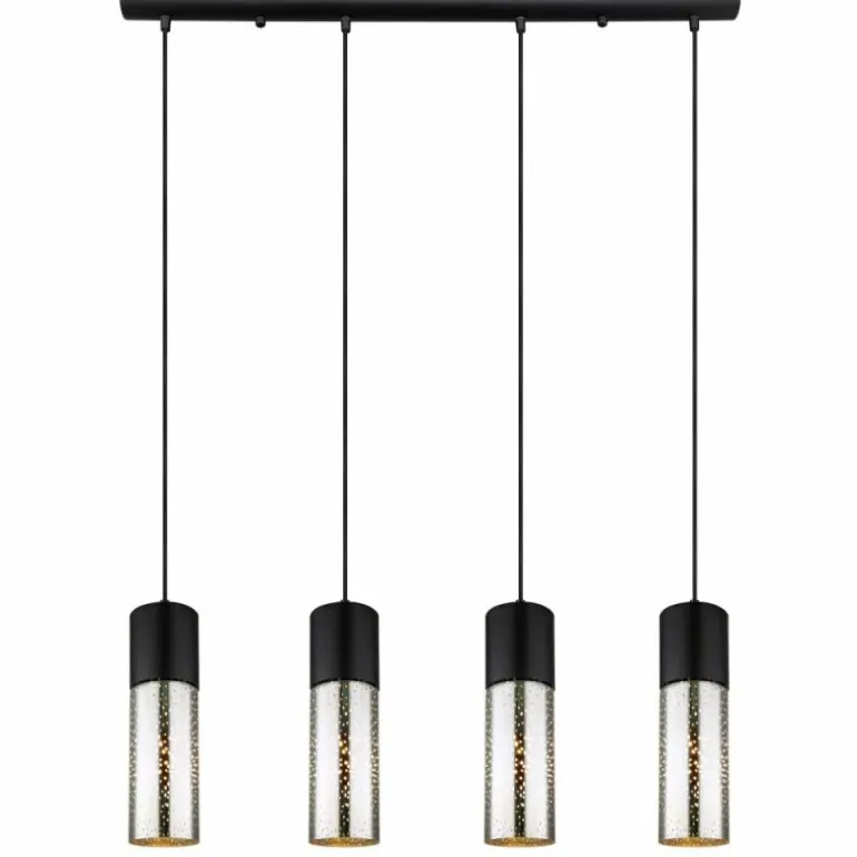 Suspension Globo ANNIKA Noir, 4 lumières