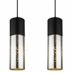 Suspension Globo ANNIKA Noir, 4 lumières
