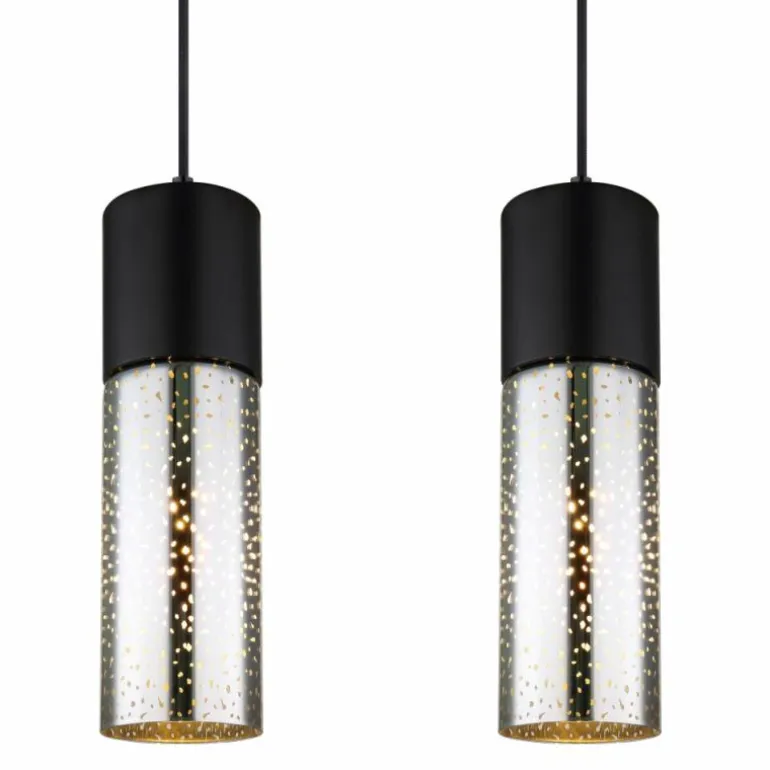 Suspension Globo ANNIKA Noir, 4 lumières