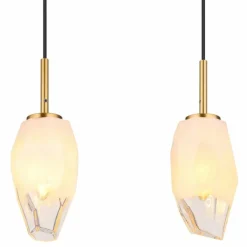 Suspension Globo BARCLEY Laiton, 4 lumières