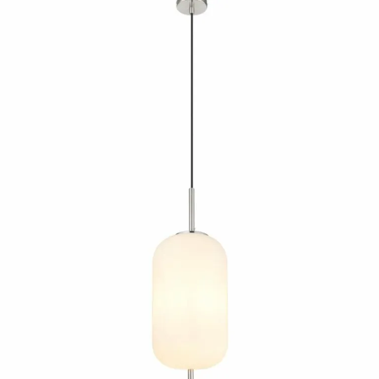 Suspension Globo BLACKY Nickel mat, 1 lumière