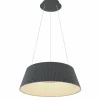 Suspension Globo CROTONE LED Anthracite, 1 lumière, Télécommandes