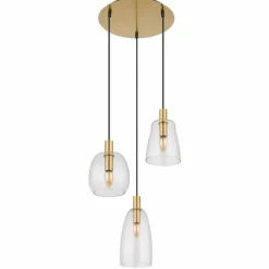 Suspension Globo GARRI Laiton, 3 lumières