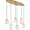 Suspension Globo GARRI Laiton, 6 lumières