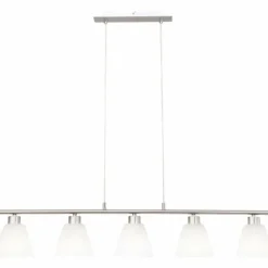 Suspension Globo ILLIMANI Nickel mat, 5 lumières