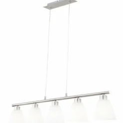 Suspension Globo ILLIMANI Nickel mat, 5 lumières