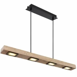 Suspension Globo JOYA LED Noir, 6 lumières